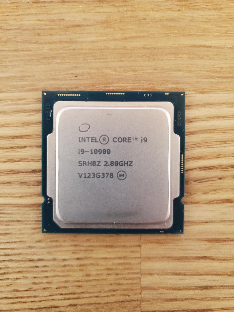 Intel Core i9-10900 CPU 部品取り