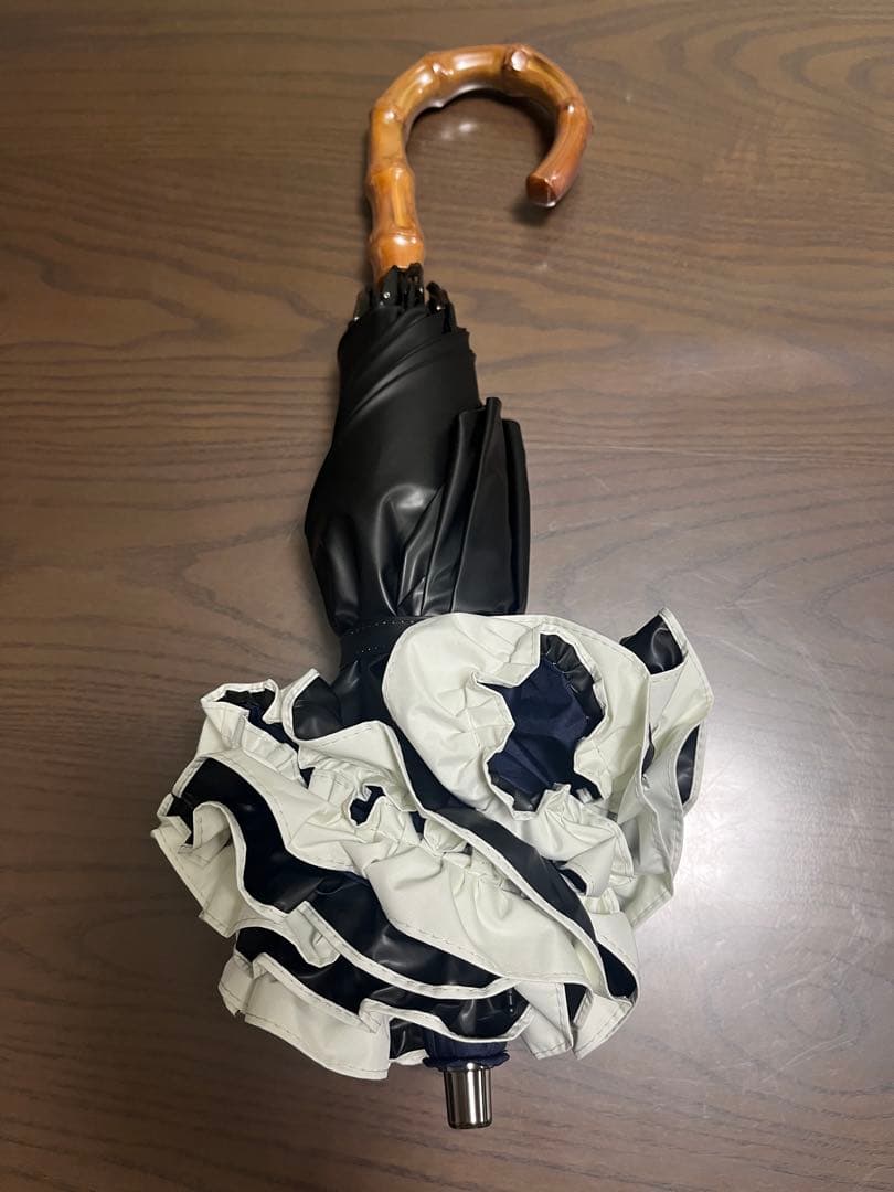美品未使用　芦屋ロサブラン　日傘 2段ショートフリル付き