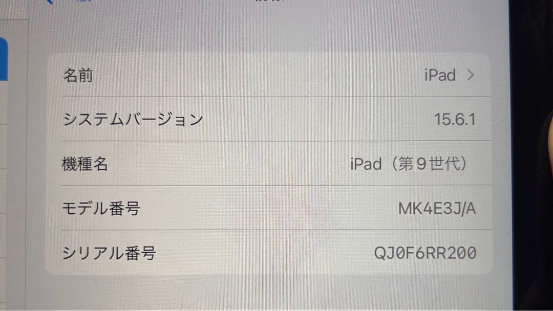 iPad 第9世代　256GB Wi-Fi+Cellular