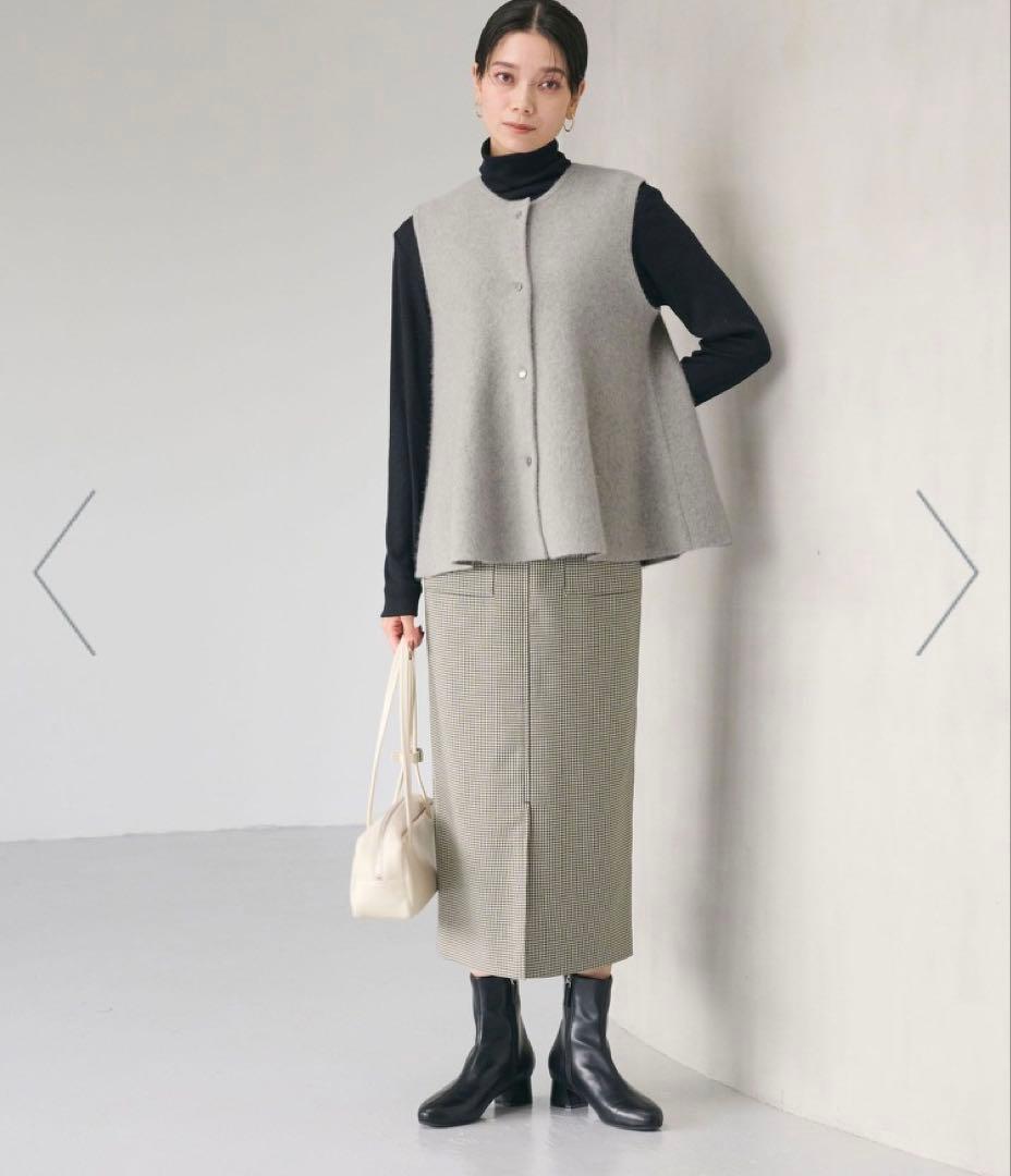 今期　新品未使用　FOXブレンド セッケツ ニット ジレ