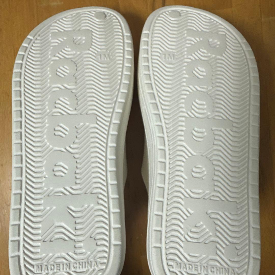 Racbaki ラクバキ　イージーサンダル ラップ ホワイト　Mサイズ