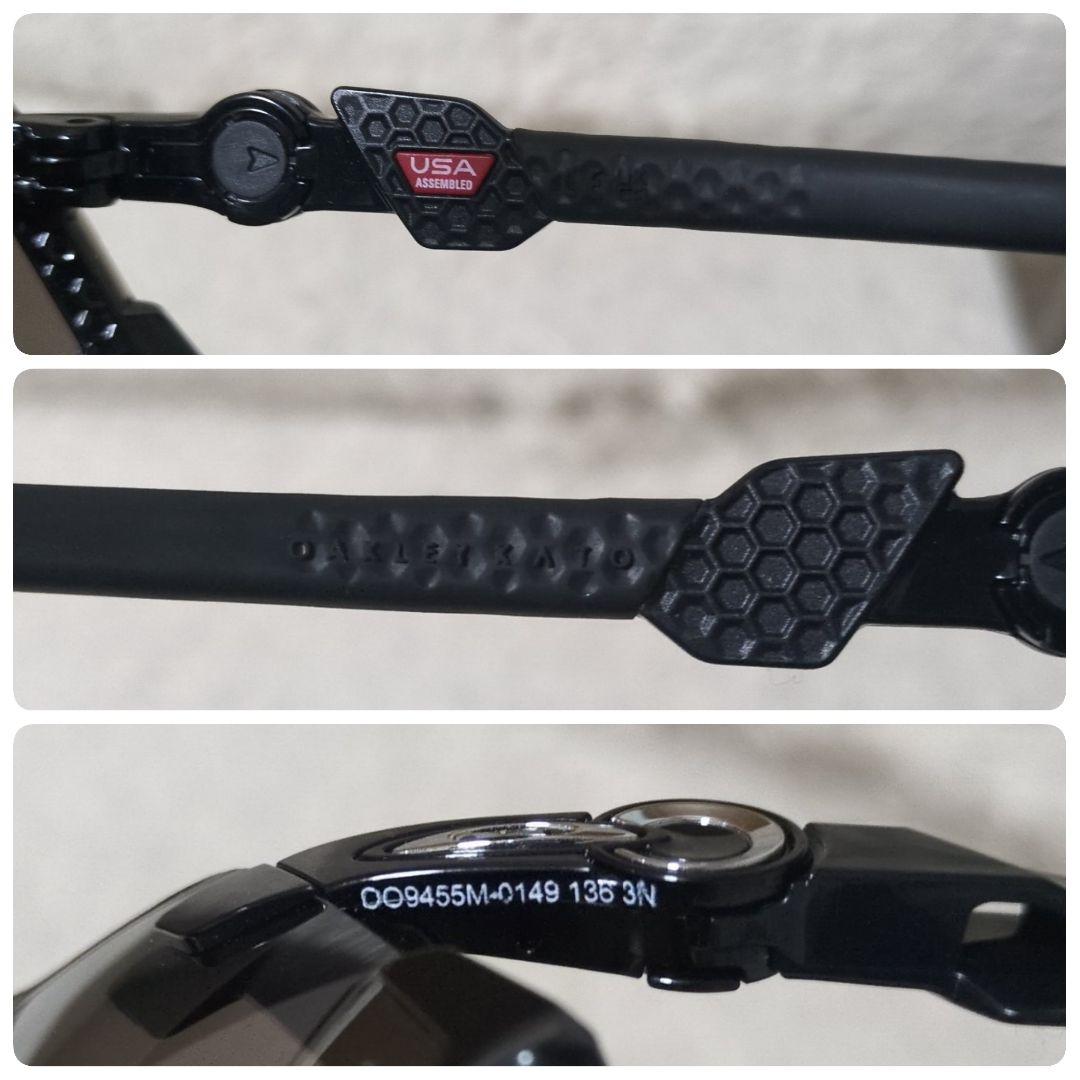 付属品完備 OAKLEY KATO POLISHED BLACK ブラック