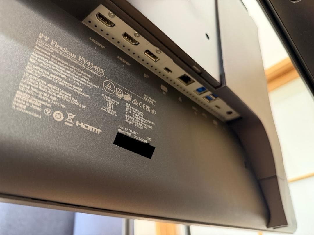 値下げ中！ 元箱 未使用に近い EIZO FlexScan EV4340X 4K