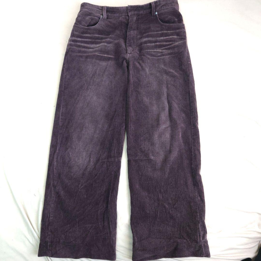 【完売品】CLEL アンティークデザイン コーデュロイスラックスパンツ