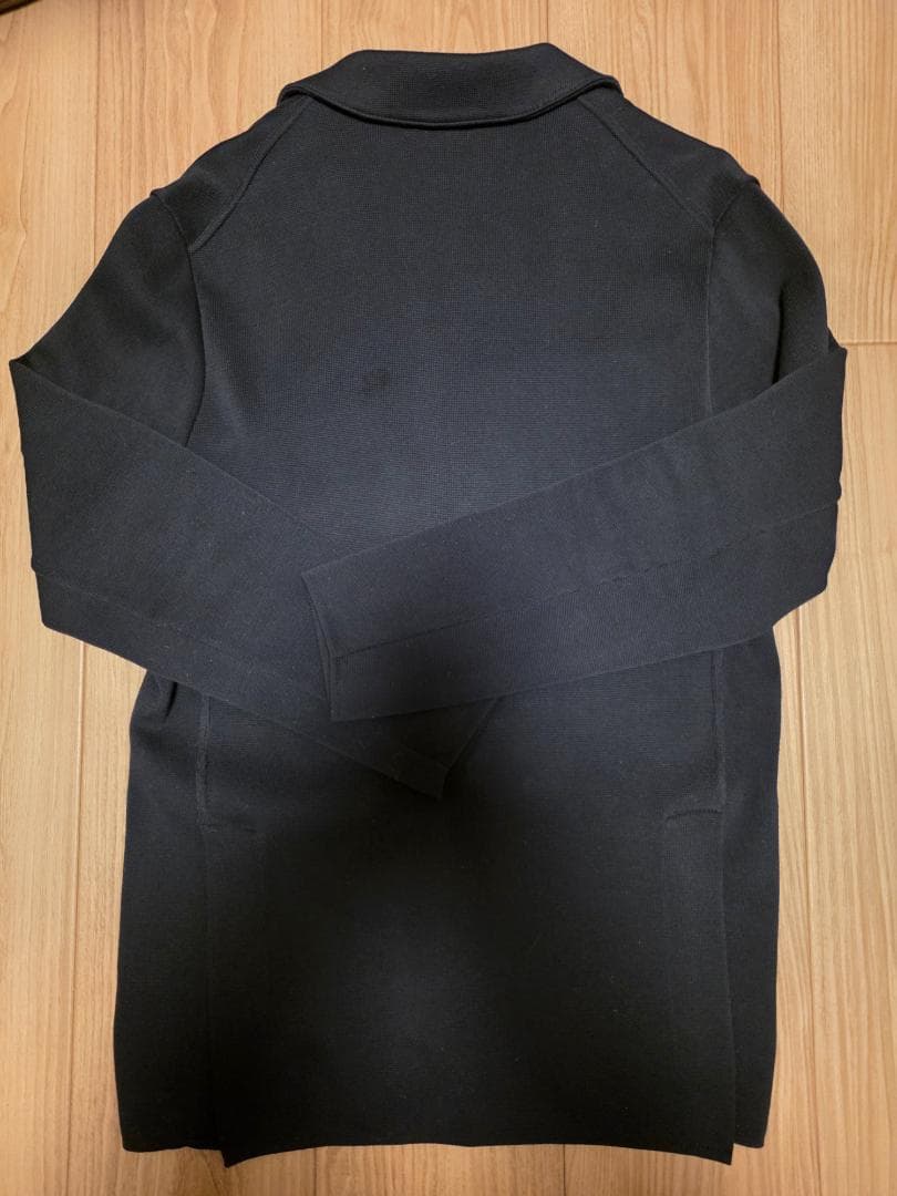 超美品 BEAMS F / Finjack ニット ジャケット ネイビー L