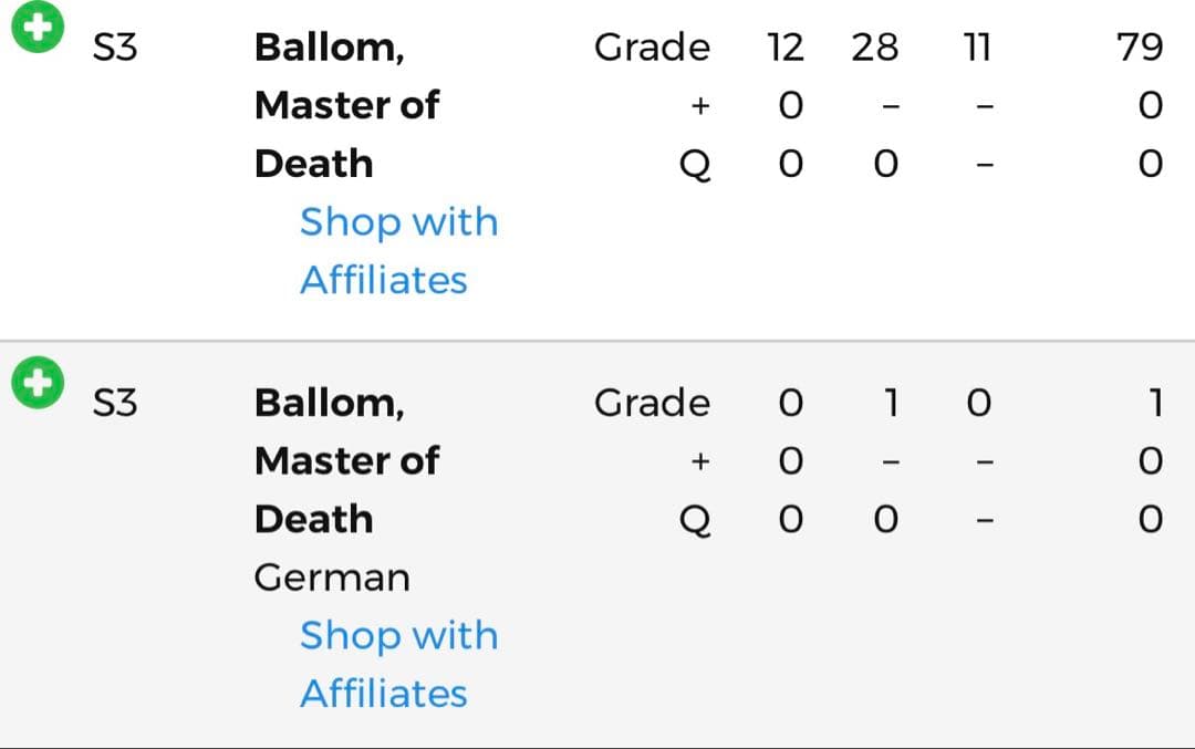 デュエルマスターズ PSA9 悪魔神バロム　ドイツ語版