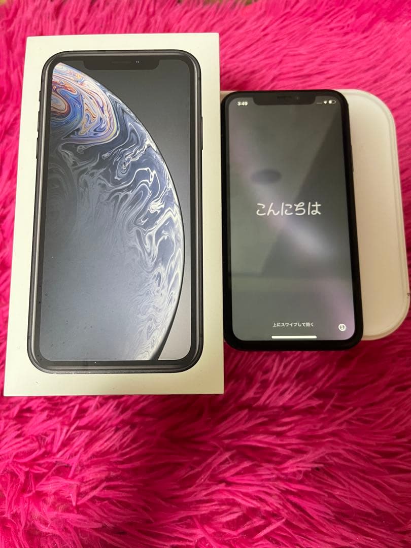 Apple iPhone XR 64GB ブラック　(箱あり)