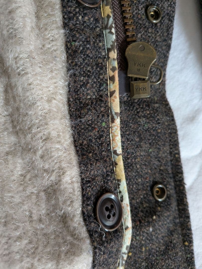 ハグオーワー 　モッズコートライナー付 リバティ CLOTH＆CROSS