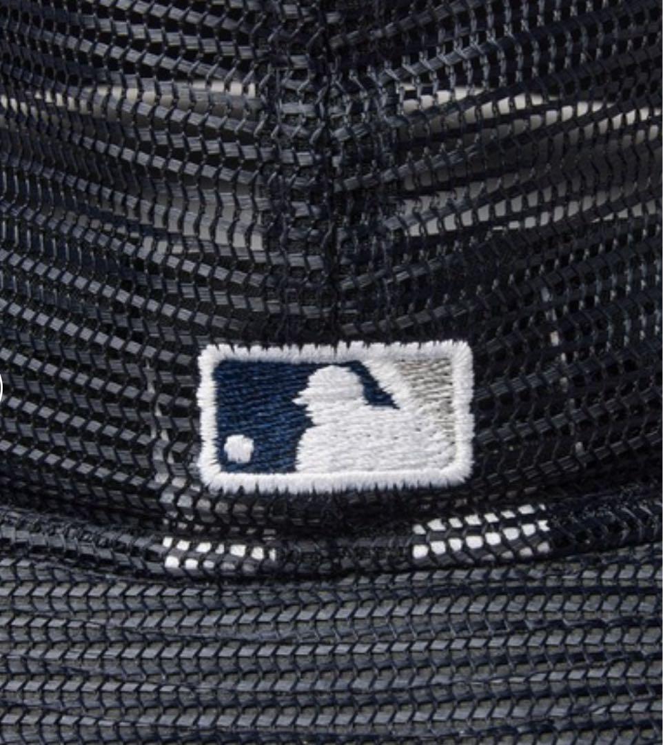 NEW ERA ヤンキース　ロングブリムメッシュハット
