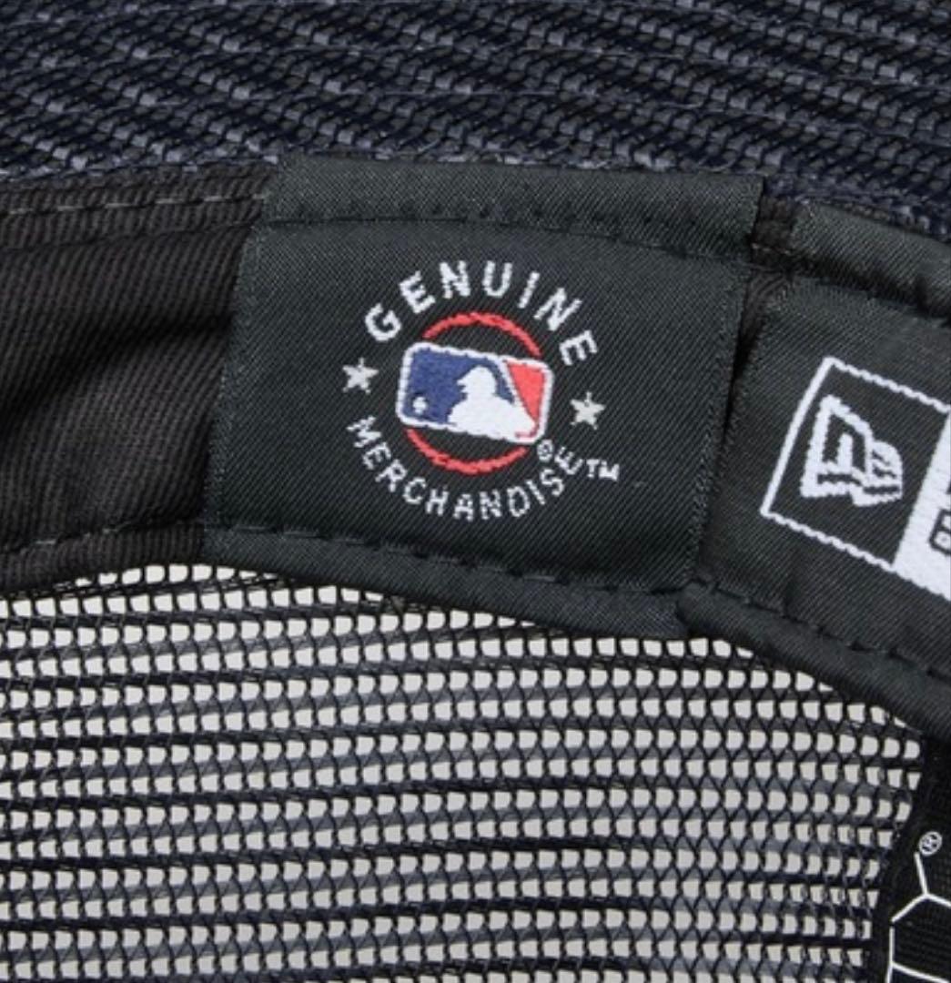 NEW ERA ヤンキース　ロングブリムメッシュハット