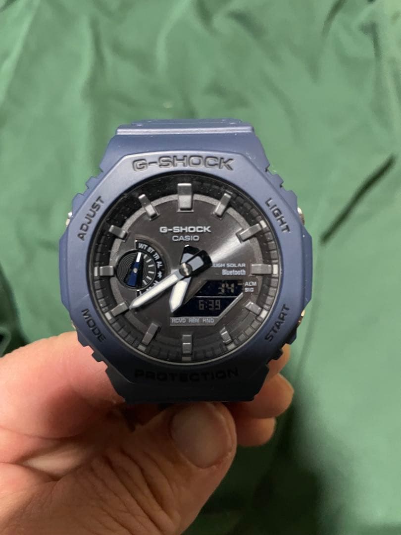 K*T様 G-SHOCK Bluetooth ソーラー腕時計 ネイビー