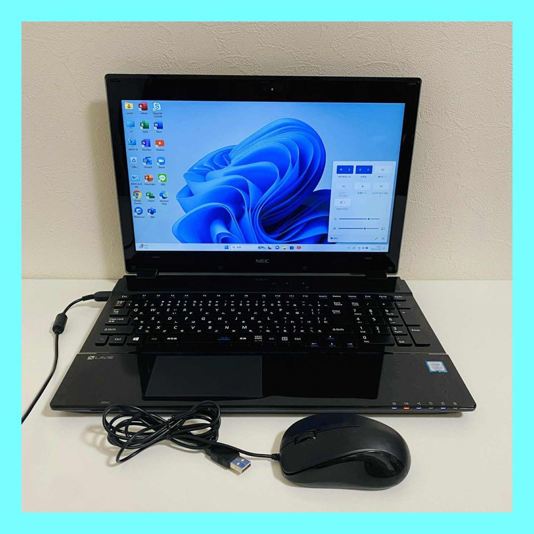 Y990 NECノートパソコンSSD高速 WEBカメラWindows11オフィス