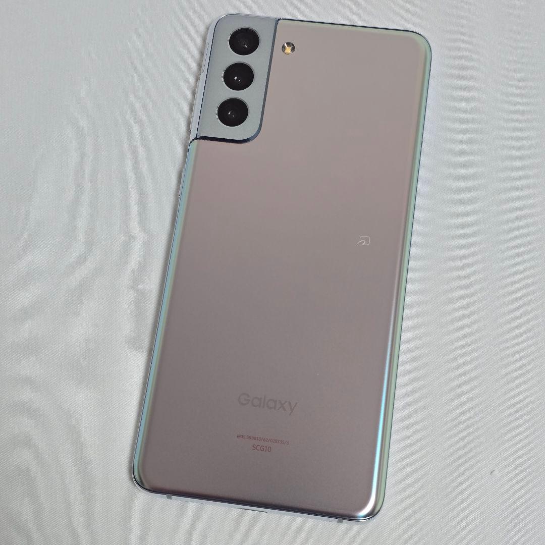 【新品同様】Galaxy S21+ SIMフリー 判定○ au版国内版 シルバー