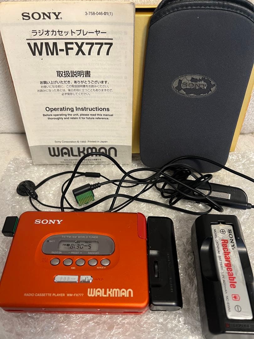 し*け様 SONY WM-FX777 WALKMAN カセットウォークマン　ジャ