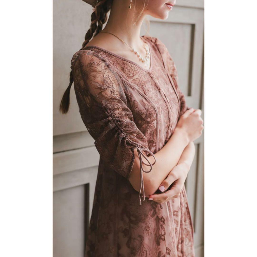 Dorry Doll エンブロイダリーレイヤードドレス