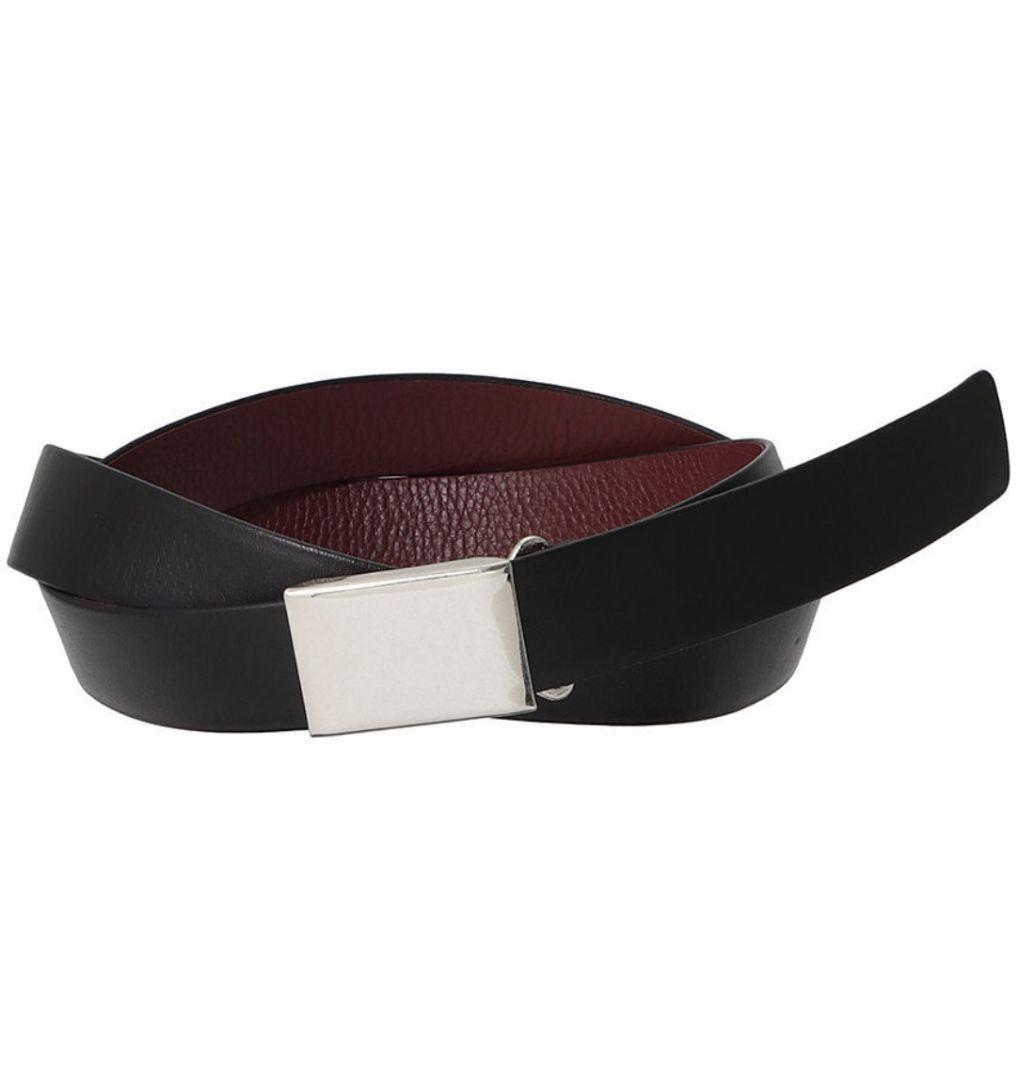 YLEVE レザーバックルドベルト BLACK