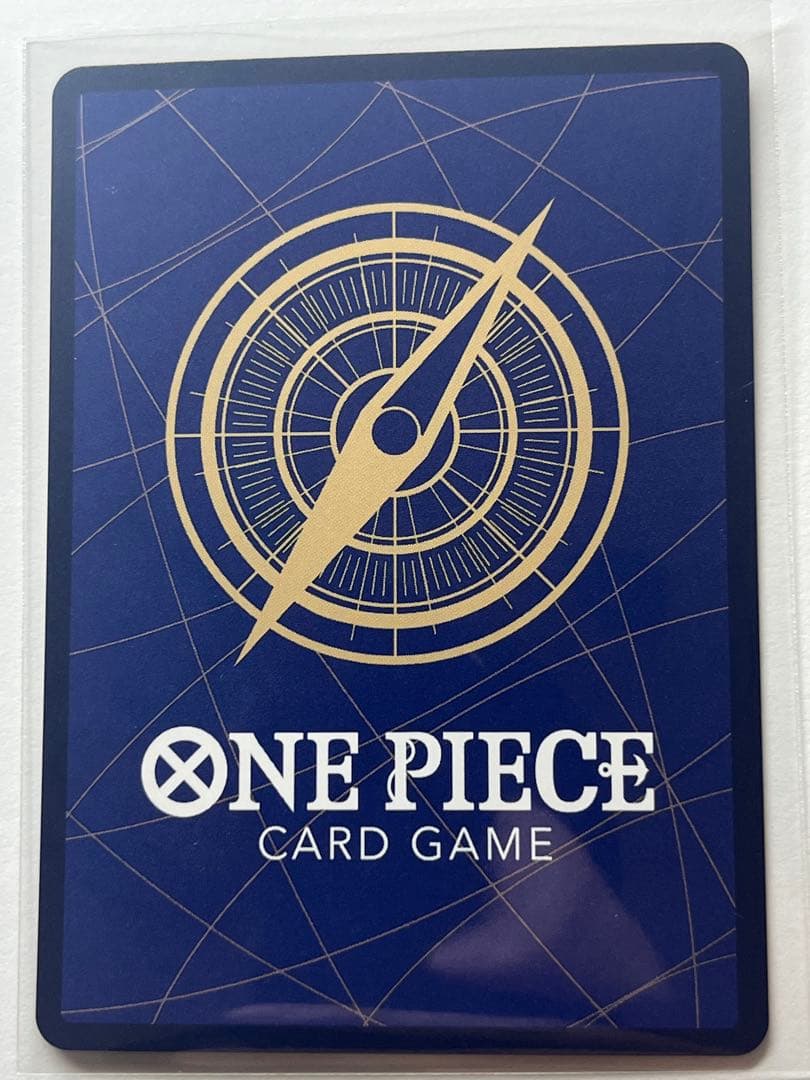 ワンピースカード ルフィ SR 2周年 ST13 金仕様