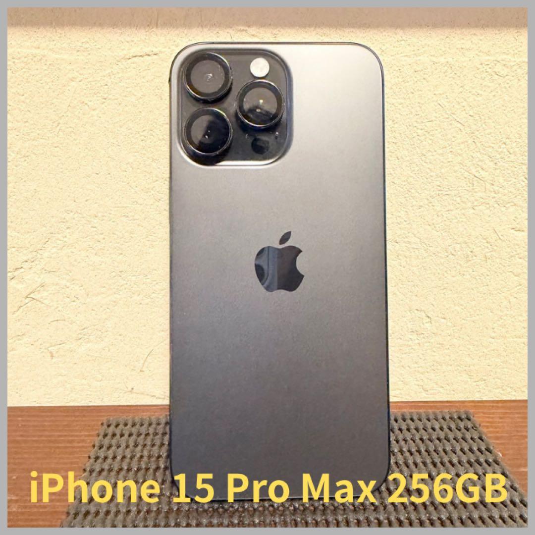 iPhone 15 Pro Max 256GB ブラックチタニウム 特典付き