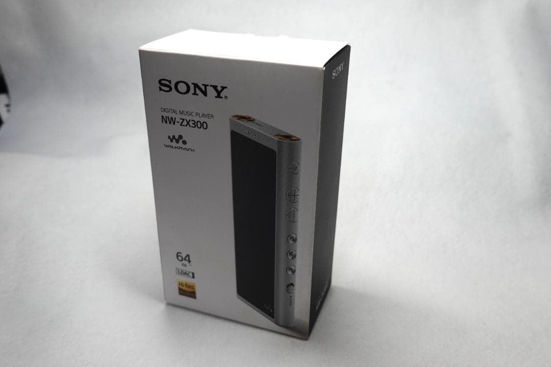 【美品/再生313時間】ウォークマンNW-ZX300シルバー　付属品完備
