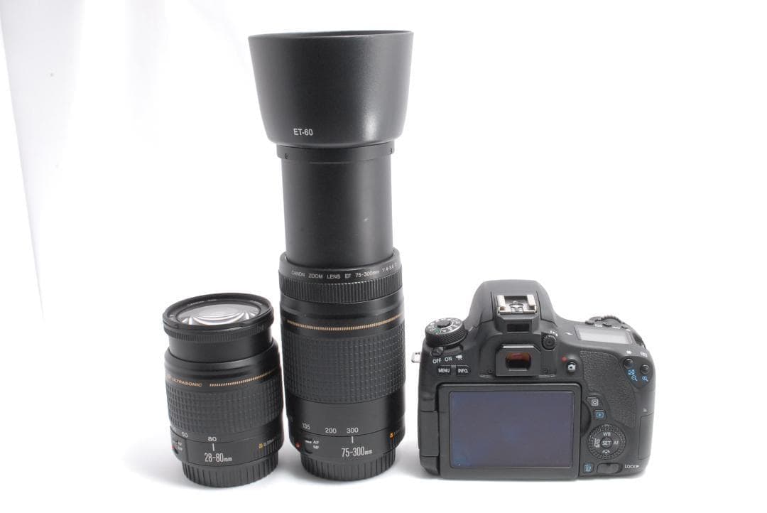美品フルセット⭐️Canon EOS 8000D⭐️超望遠ダブルレンズ