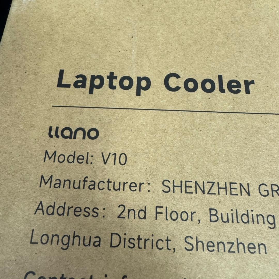 ☆未使用　LLANO　ノートパソコンクーラースタンド　V10BK　ラノ