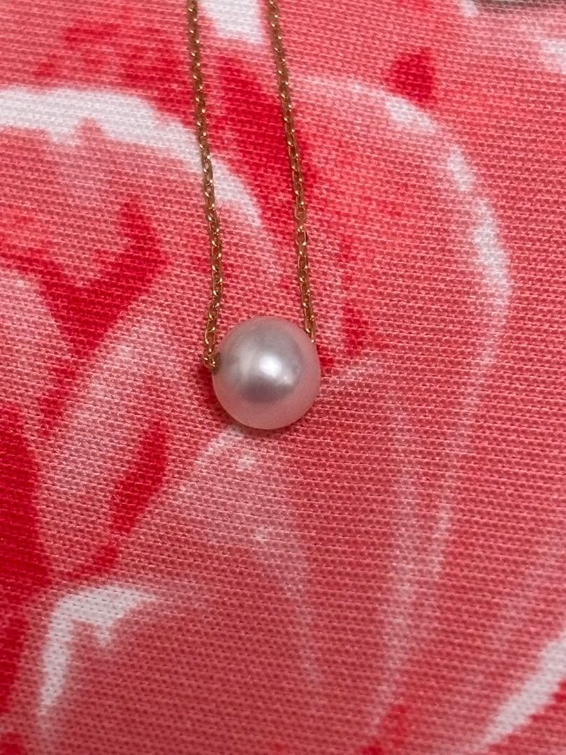 18Ｋ　ゴールドパールネックレス