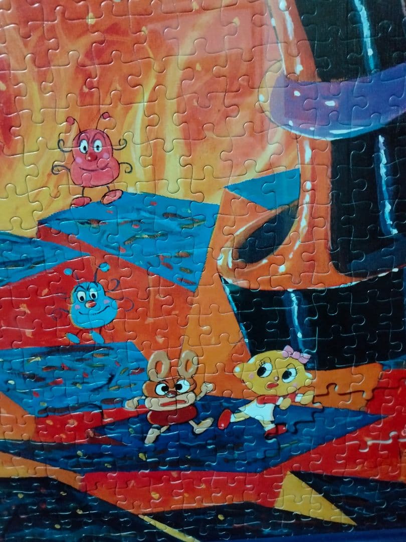 完成品 燃えるだだんだん ジグソーパズル やなせたかしオリジナル原画