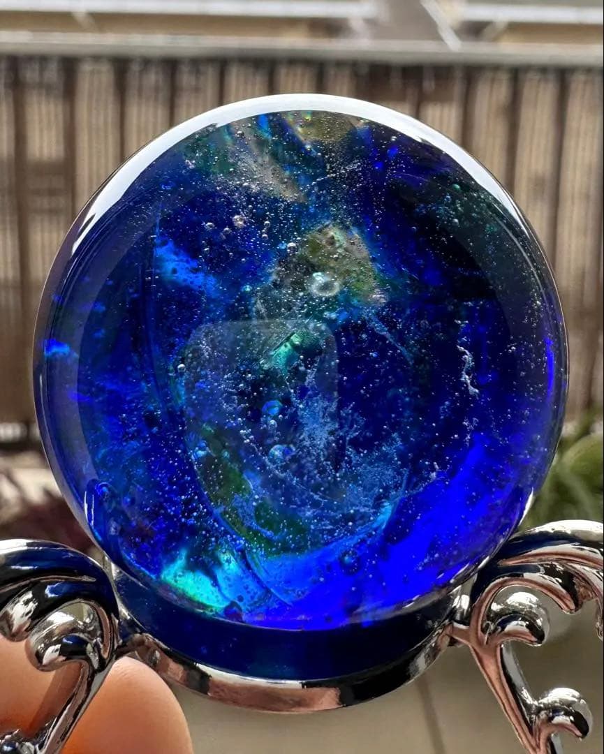 シエラネバダ産 アンダラクリスタル スフ イア マルチカラー （ブルー系）