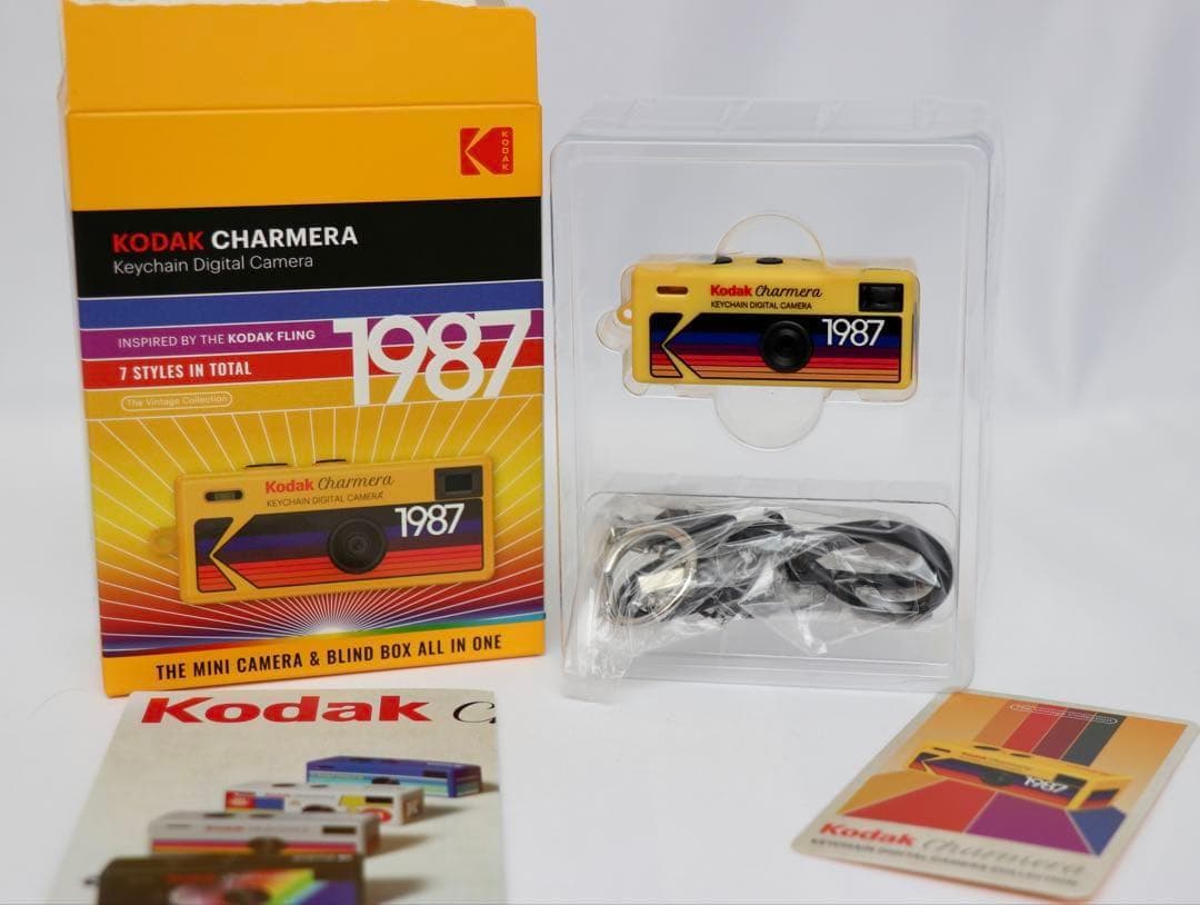Kodak Charmera 1987年モデル キーチェーンカメラ イエロー