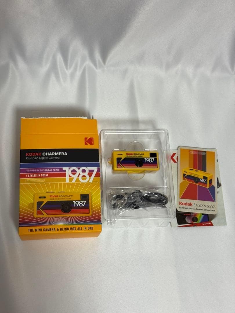Kodak Charmera 1987年モデル キーチェーンカメラ イエロー