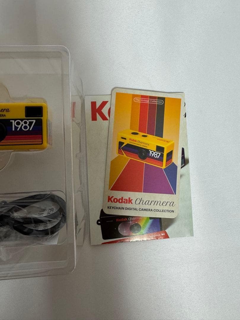 Kodak Charmera 1987年モデル キーチェーンカメラ イエロー