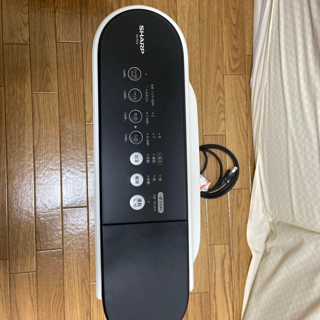 SHARPプラズマクラスター加湿セラミックファンヒーター HX-PK12-W