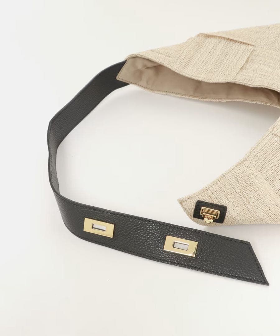 VIOLAd’ORO　かごバッグ　アバカ　メッシュトートバッグ