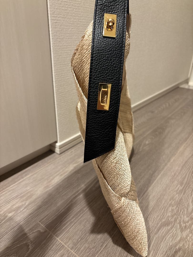 VIOLAd’ORO　かごバッグ　アバカ　メッシュトートバッグ