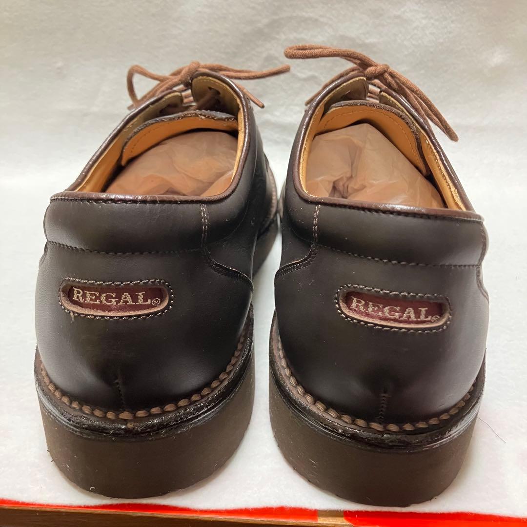 未使用■REGAL WALKER【26.5】本革 革靴 プレーントゥ 601