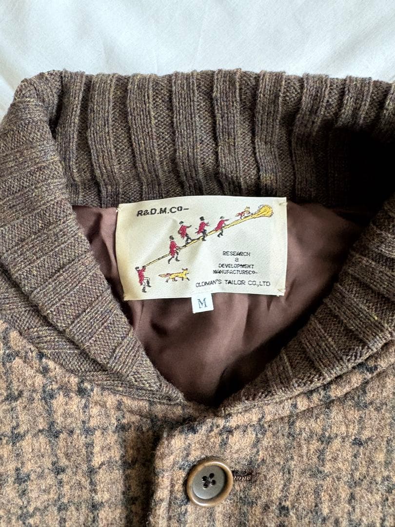 R&D.M.Co. チェック柄ジャケット Mサイズ