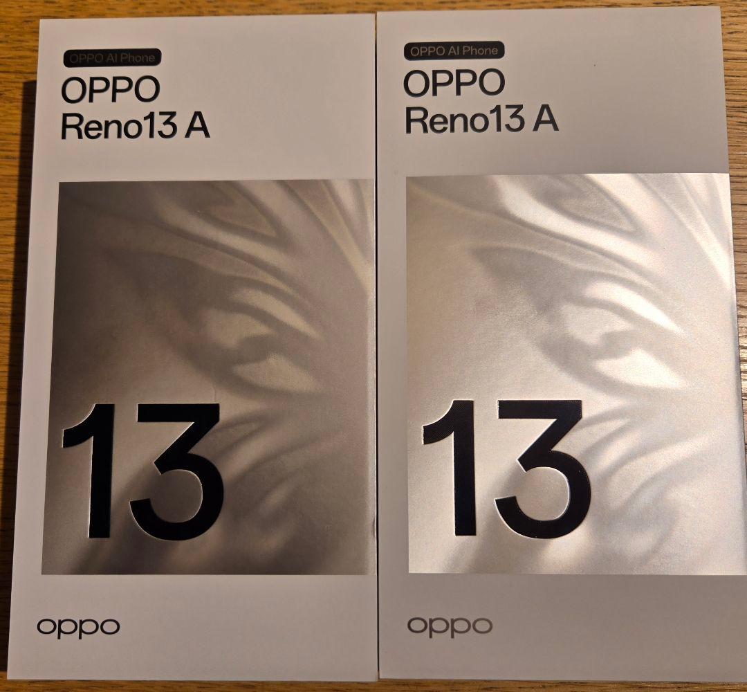 【未使用品】OPPO Reno13A 8GB/128GB 2台
