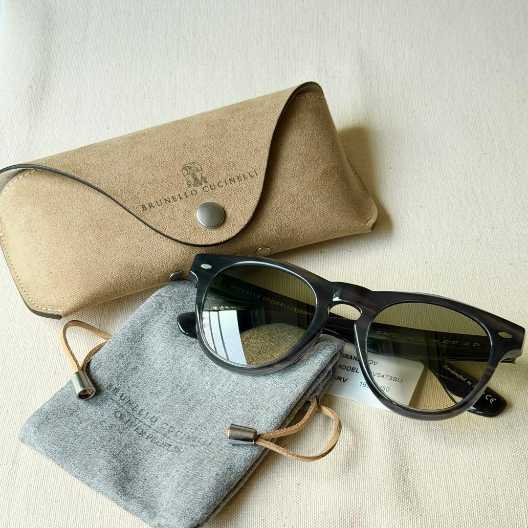 【新品】Oliver Peoples ×ブルネロクチネリ Nino サングラス