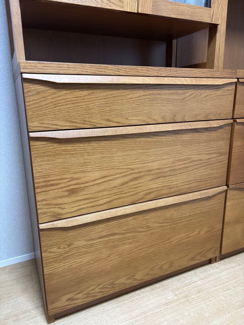 unicoウニコKIRP キルプ W800カップボード 食器棚