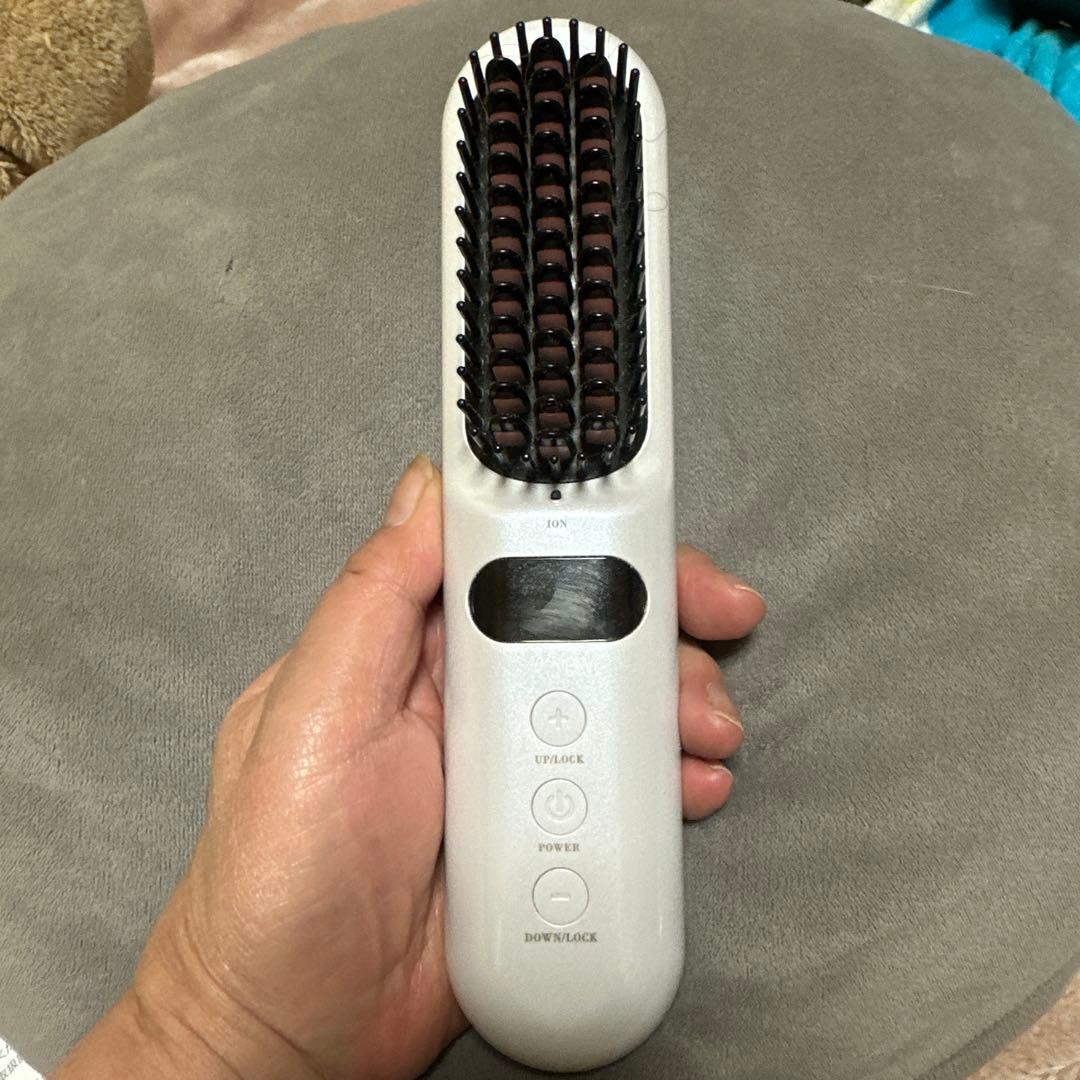 KAMITSUYA コードレスヘアブラシアイロン HBI-X1
