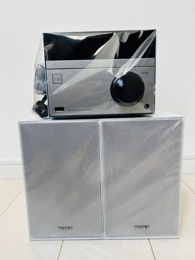 SONY Bluetooth ステレオミニコンポ hcd-sbt40 ホワイト