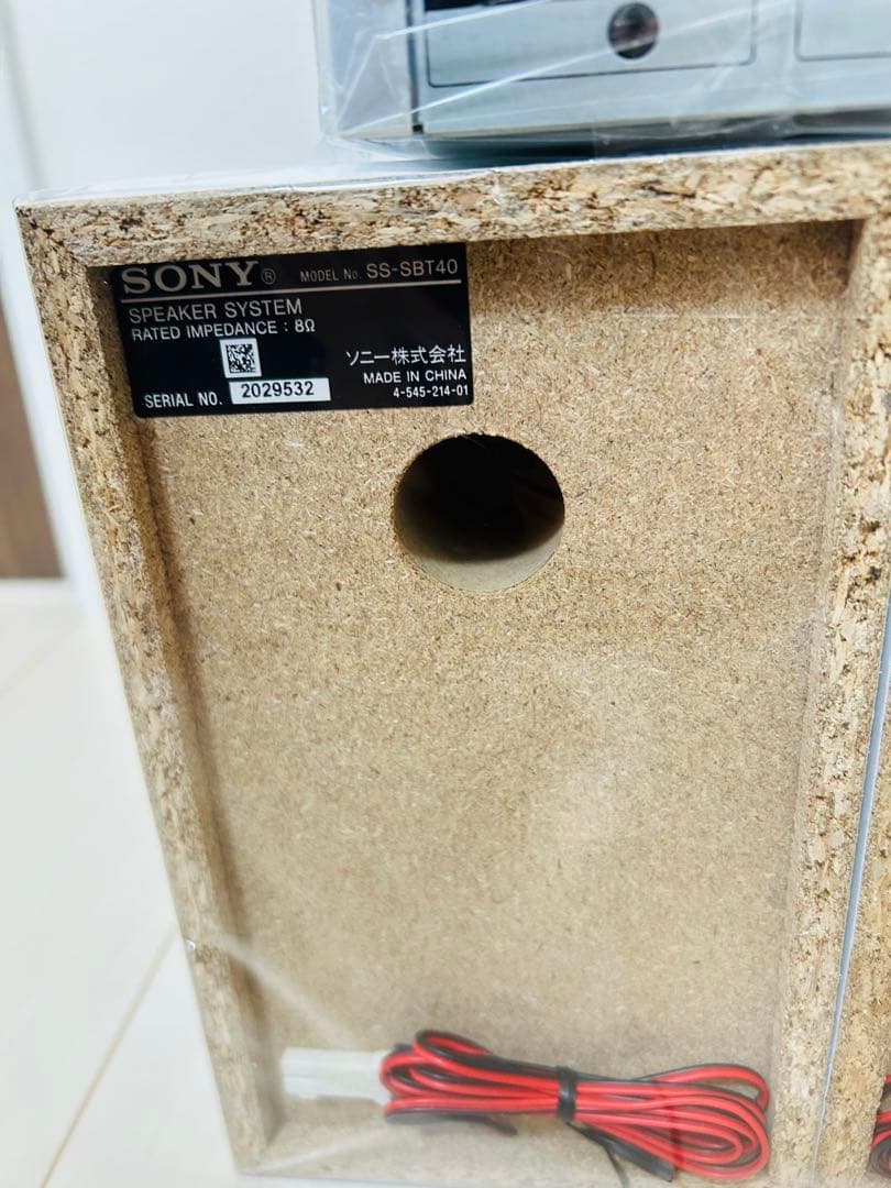 SONY Bluetooth ステレオミニコンポ hcd-sbt40 ホワイト