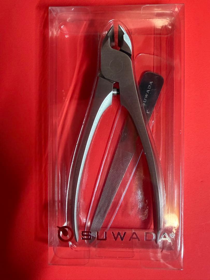 SUWADA ネイルニッパー 本革ケース付き やすり クリッパー