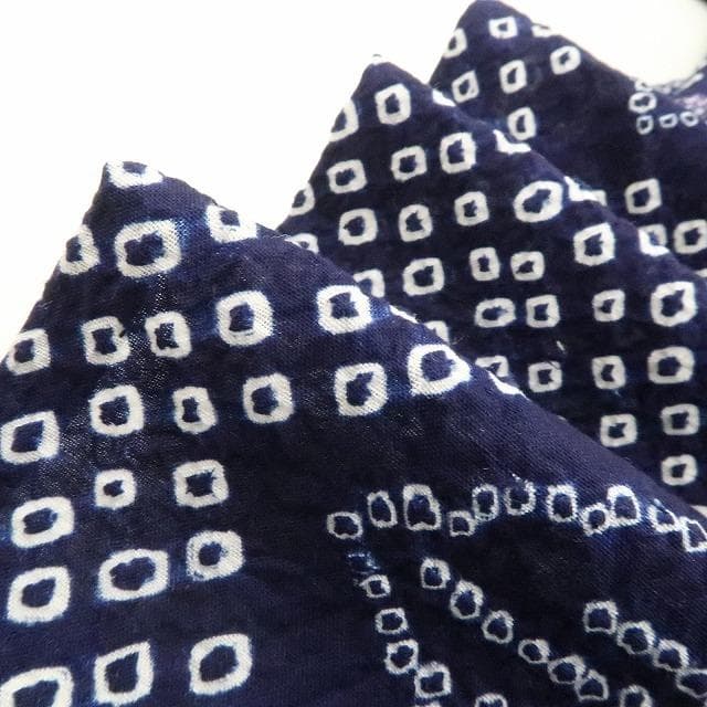 新品 有松鳴海絞り 向日葵 夏着物 仕付け糸付“ヒマワリ”高級浴衣 3857