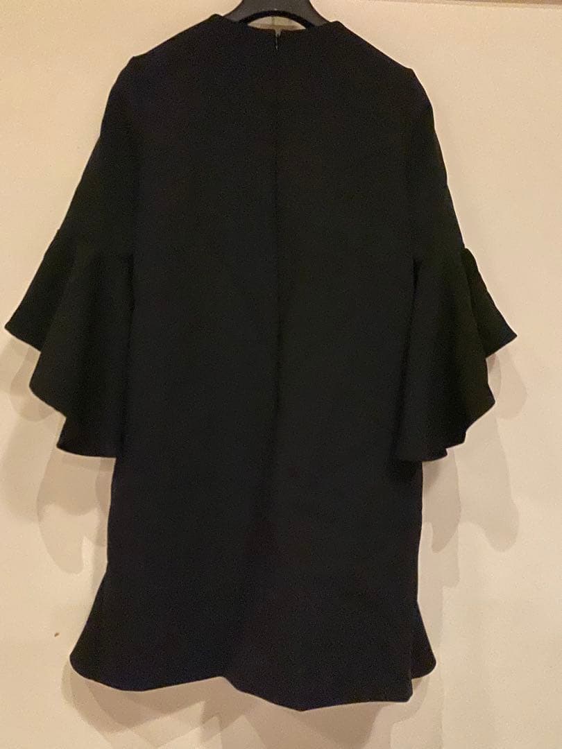 YOKO CHAN BLACK フレアスリーブ ワンピース　36サイズ