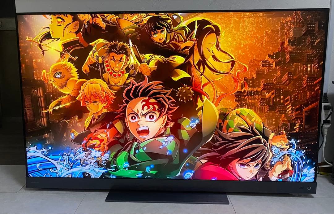 東芝 レグザ 55V型　4K テレビ 55Z740XS 21年製　動画アプリ