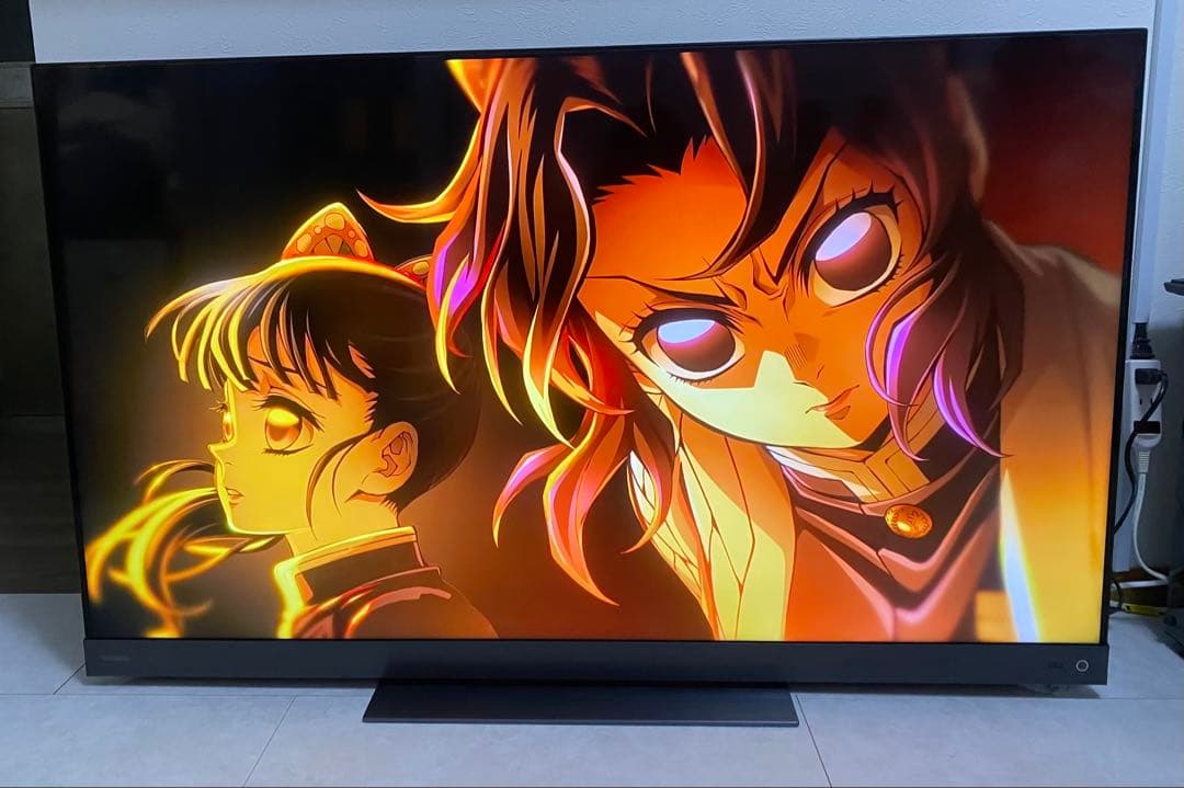 東芝 レグザ 55V型　4K テレビ 55Z740XS 21年製　動画アプリ