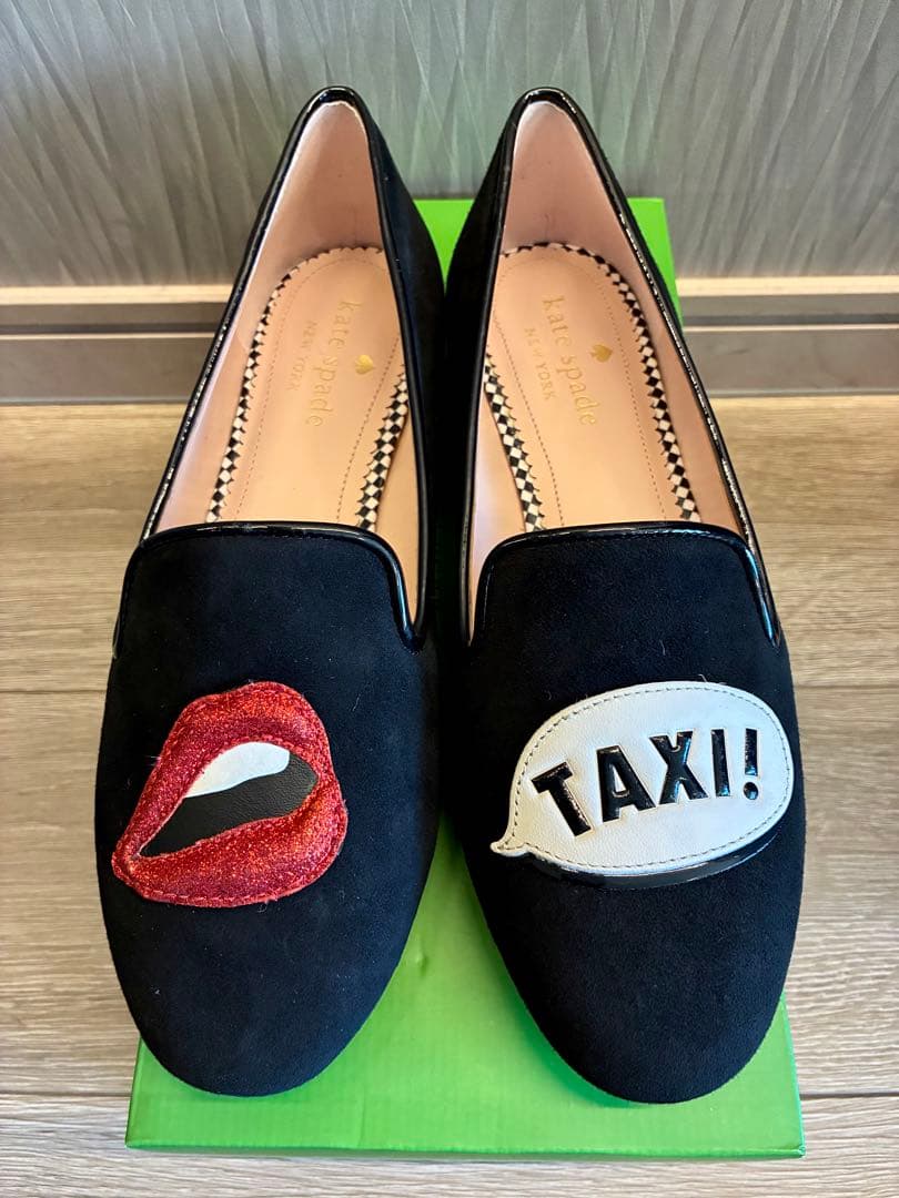 靴 kate spade Claudia Big Apple Loafer 7 B
