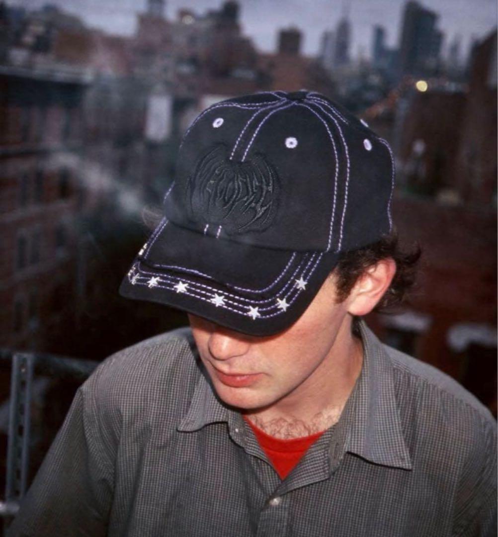 ec melodi BlackPurple Star Studded キャップ