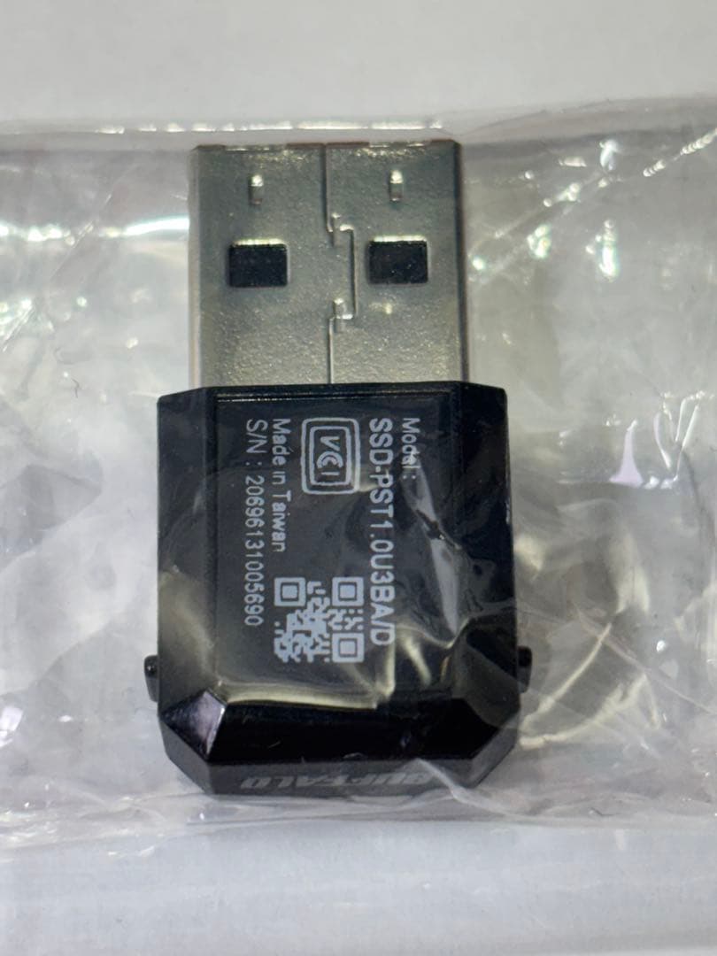 外付けハードディスク・ドライブ BUFFALO SSD-PST1.0U3BA/D 1TB